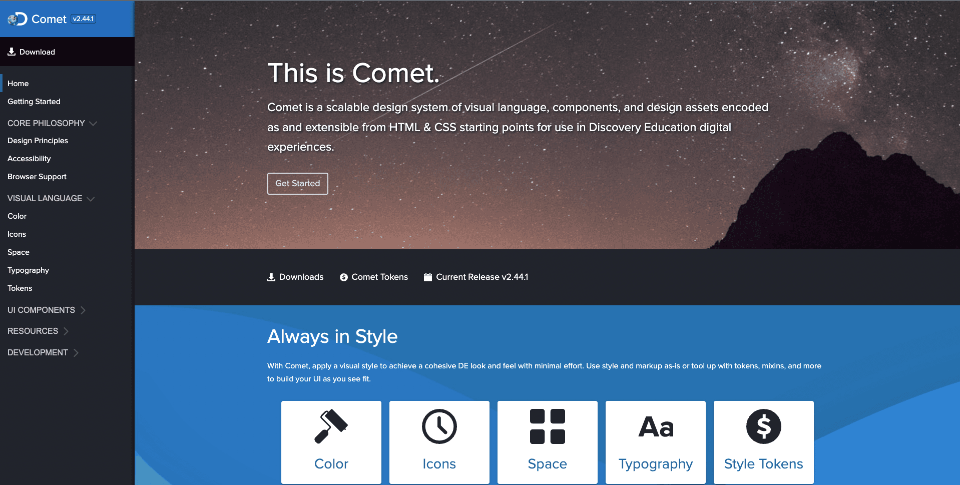 https://comet.discoveryeducation.com/index.html